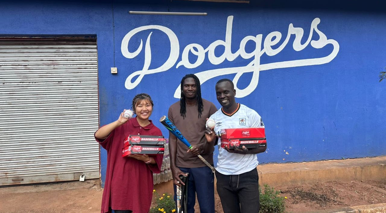 Baseball equipment donated to Uganda Koshien